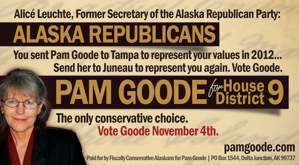 Vote Goode. Pam Goode.