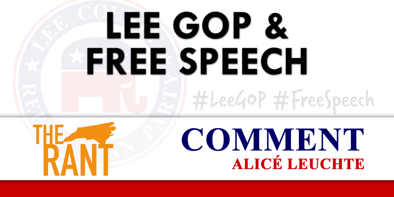 Lee GOP & Free Speech | Lee GOP